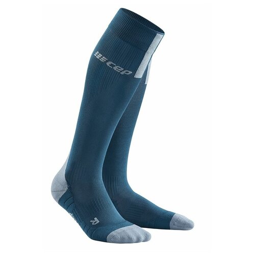 фото Компрессионные гольфы для бега, мужские cep compression knee socks c123 синий v c123m- n