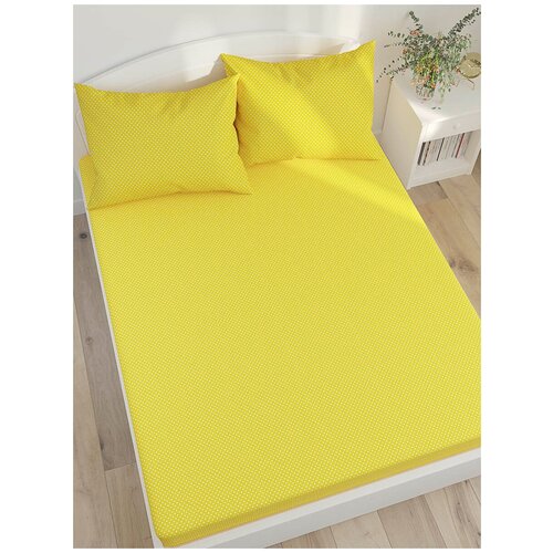 фото Простынь на резинке сказка "солнышко" натяжная простынь 180х200 см евро