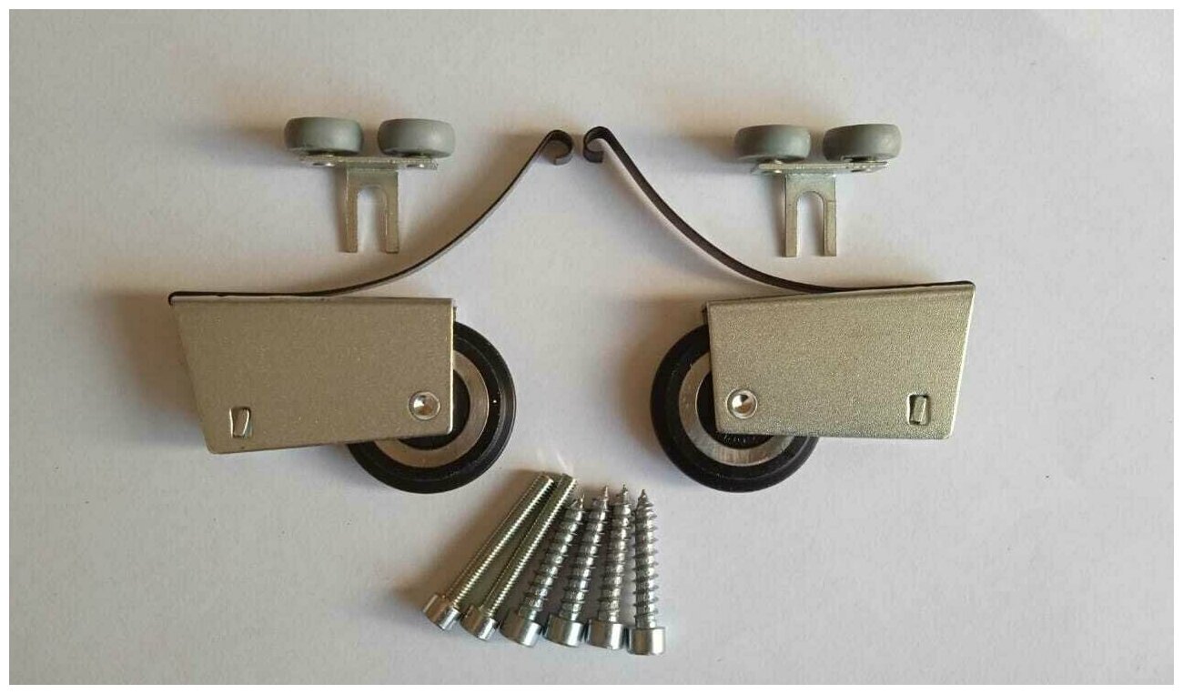 фото Комплект роликов на 1 дверь (в профиль) симметрия