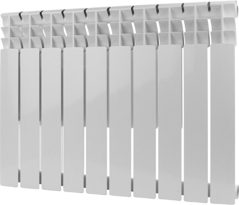 Радиатор ROMMER биметаллический 500X80 белый 12 секций - фото №8