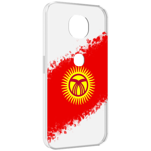 Чехол MyPads флаг Киргизии для Motorola Moto G5S (XT1799-2) задняя-панель-накладка-бампер