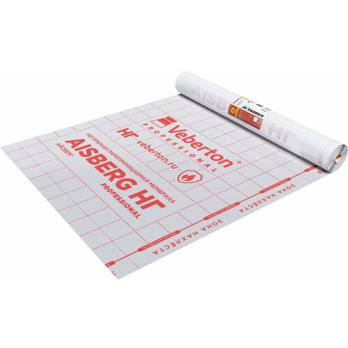 VEBERTON Aisberg НГ ш.1.27, 75 м2 негорючая ветро-гидрозащитная мембрана VEBAI.127.75