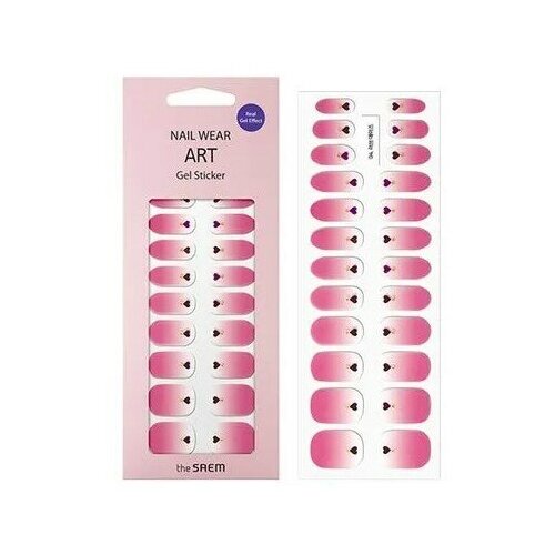 Купить The SAEM Nail Наклейки для ногтей Nail Wear Art Gel Sticker 04 (1 шт)