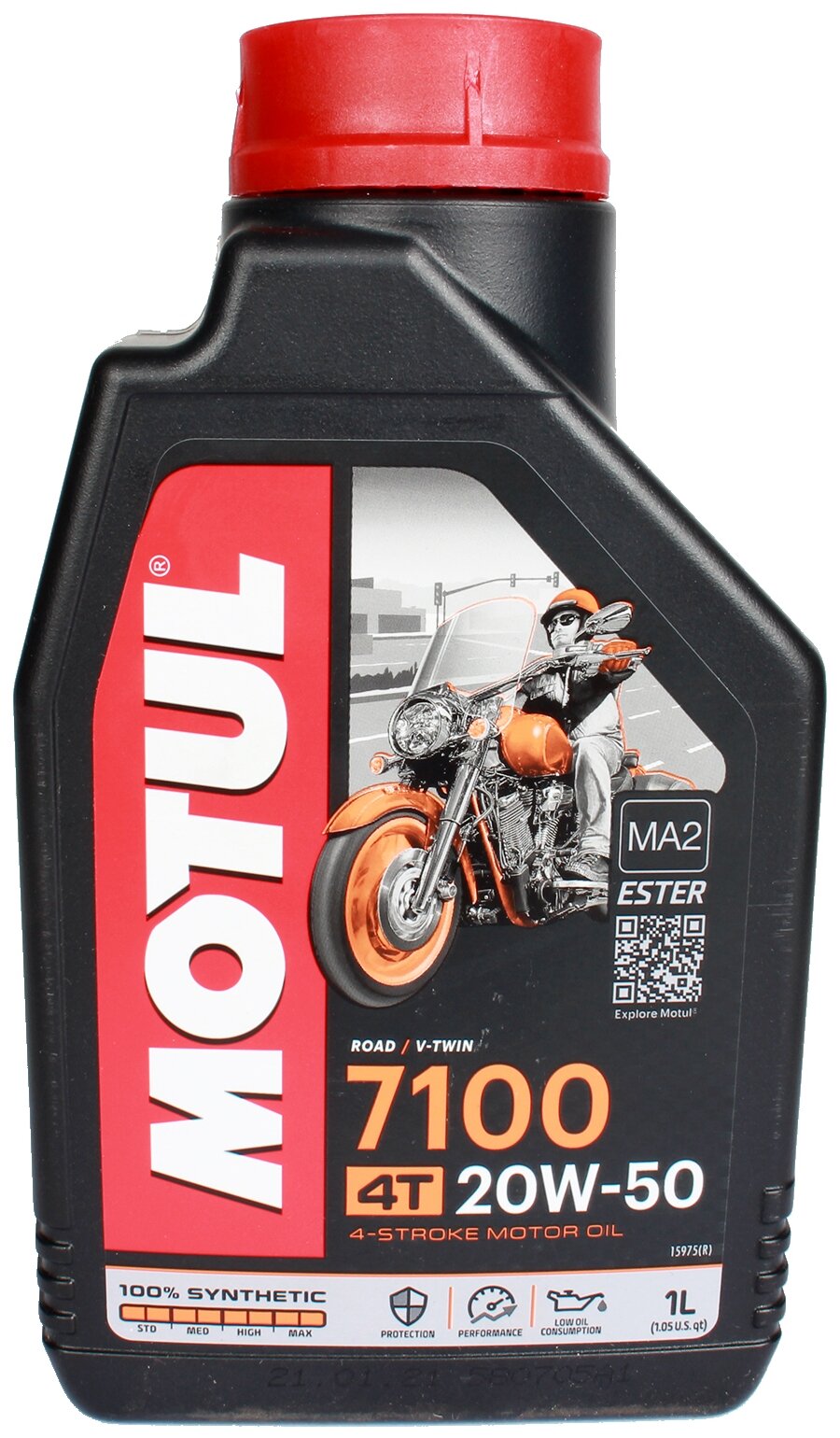 Моторное масло MOTUL 7100 4T SAE 20W-50, 1 л ( 101378)