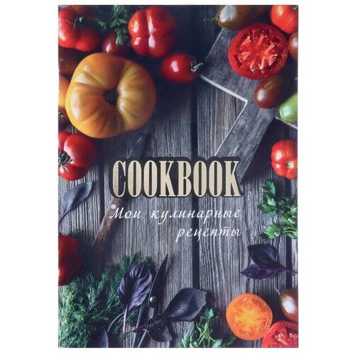 Книга для записи кулинарных рецептов А5, 48 листов Консервация, обложка мелованный картон, тиснение фольгой, ламинация Soft Touch