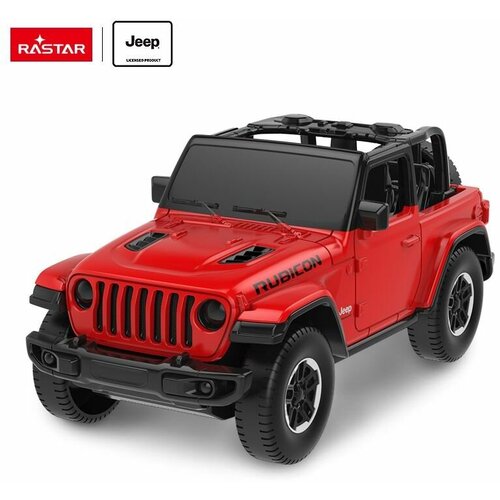 Машина металлическая 1:43 JEEP Wrangler Rubicon, цвет красный 59000R металлическая машинка 1 34 1 39 jeep wrangler 2007г красный 42371h d welly