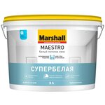 Краска водно-дисперсионная Marshall Maestro Белый потолок люкс - изображение