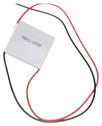 Термоэлектрический элемент Пельтье / Зеебека 12V 5A 60W "TEC-1 12705" (охладитель-нагреватель) 40*40*3.75 мм (У)