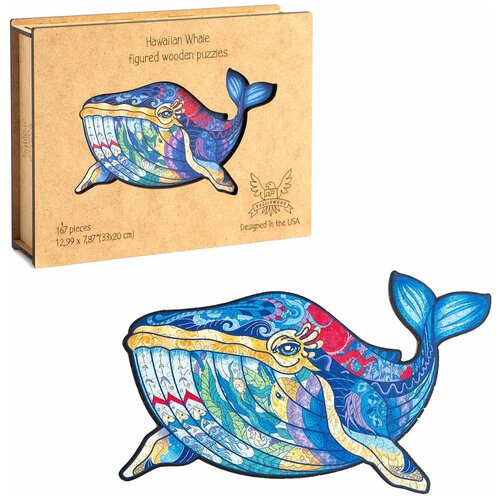 Пазл «Гавайский Кит» размер М 167 деталей