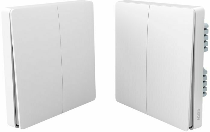 Умный выключатель двухклавишный AQARA Smart Wall Switch H1 [ws-euk02] - фото №10