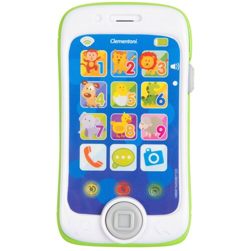 фото Интерактивная развивающая игрушка clementoni смартфон, зеленый