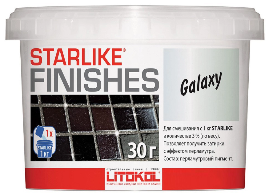 Затирочная смесь (добавка) STARLIKE FINISHES GALAXY перламутровая 30г
