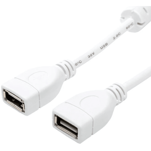 Удлинитель ATcom USB (мама) - USB (мама) 1.8м белый удлинитель atcom usb usb at3790 3 м белый