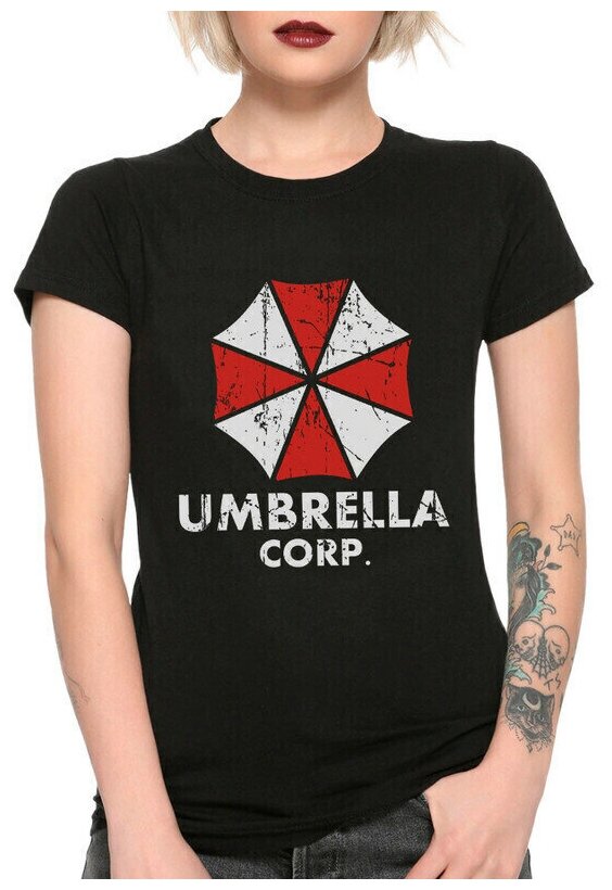Футболка DreamShirts Umbrella Corporation - Resident Evil Женская черная 