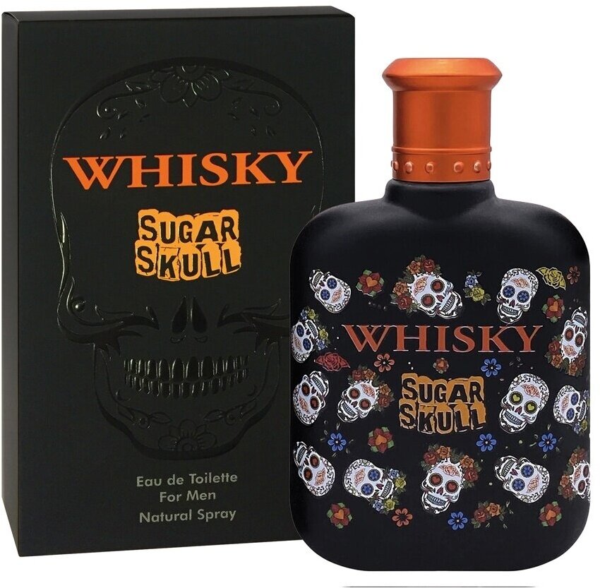 EVAFLOR Whisky Sugar Skull men 100 ml edt