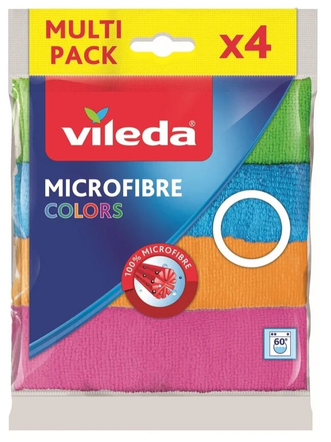 Салфетка из микрофибры Vileda Colors