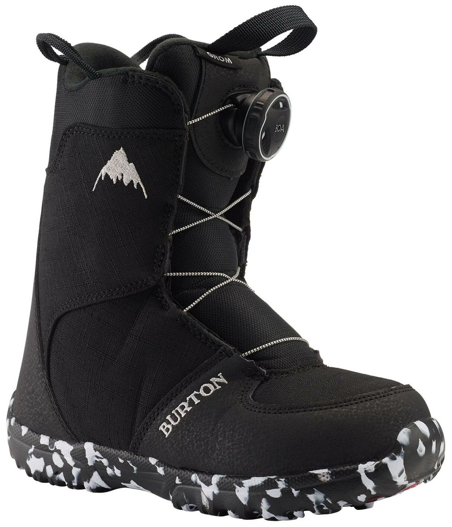 Ботинки для сноуборда детские BURTON 2021-22 Grom Boa Black (US:13C)