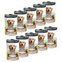Корм для собак Happy Dog NaturLine, при чувствительном пищеварении, ягненок, индейка 1 уп. х 10 шт. х 410 г