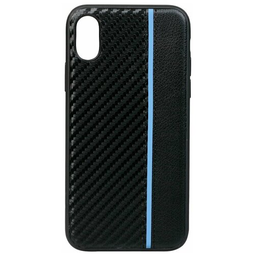 Чехол для iPhone X/Xs iBest Carbon Blue