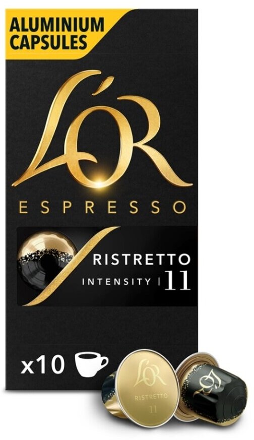 Кофе в капсулах молотый Lor Espresso Ristretto жареный натуральный