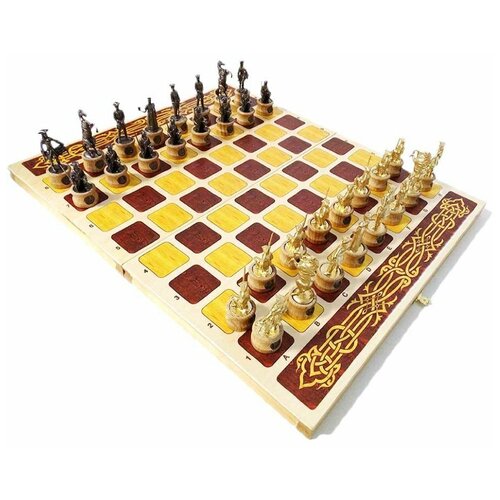 фото Без тм шахматы "полтавская битва" (50 х 30 х 5 см)