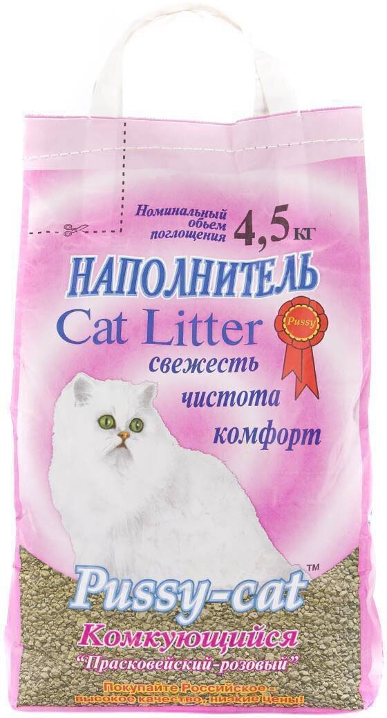 Pussy-Cat Наполнитель комкующийся, 10 л 4.5 кг