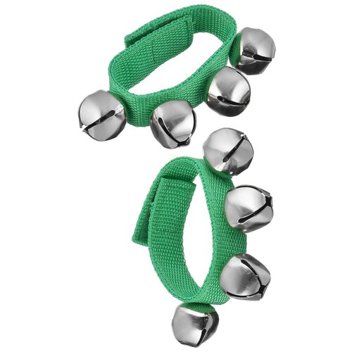 Набор браслетов DEKKO N4B GR ремень пояс для танцев dekko n10b gr с 10 бубенцами детский 70 см 1 шт в комплекте текстиль металл цвет зелёный