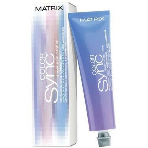 Matrix Color Sync тонер для волос Sheer acidic, прозрачный нюд, 90 мл