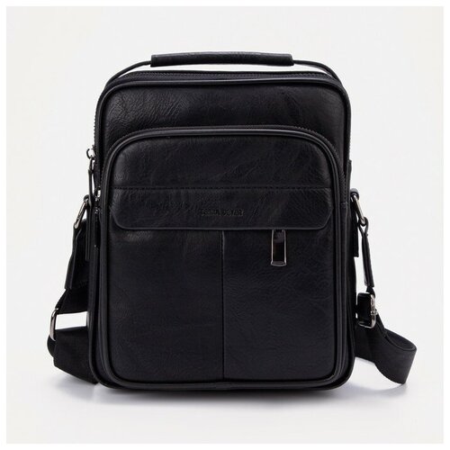 Сумка , искусственная кожа, черный