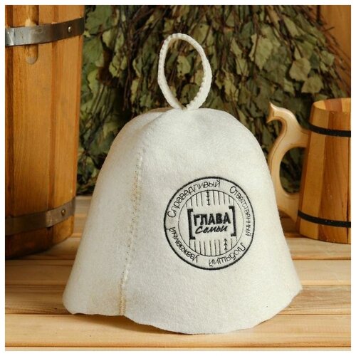 фото Шапка для парной "глава семьи" сима-ленд