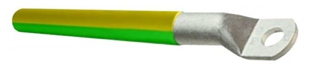 Гибкий проводник L=400 мм, 16 мм2, желто-зеленый, 2 наконечника