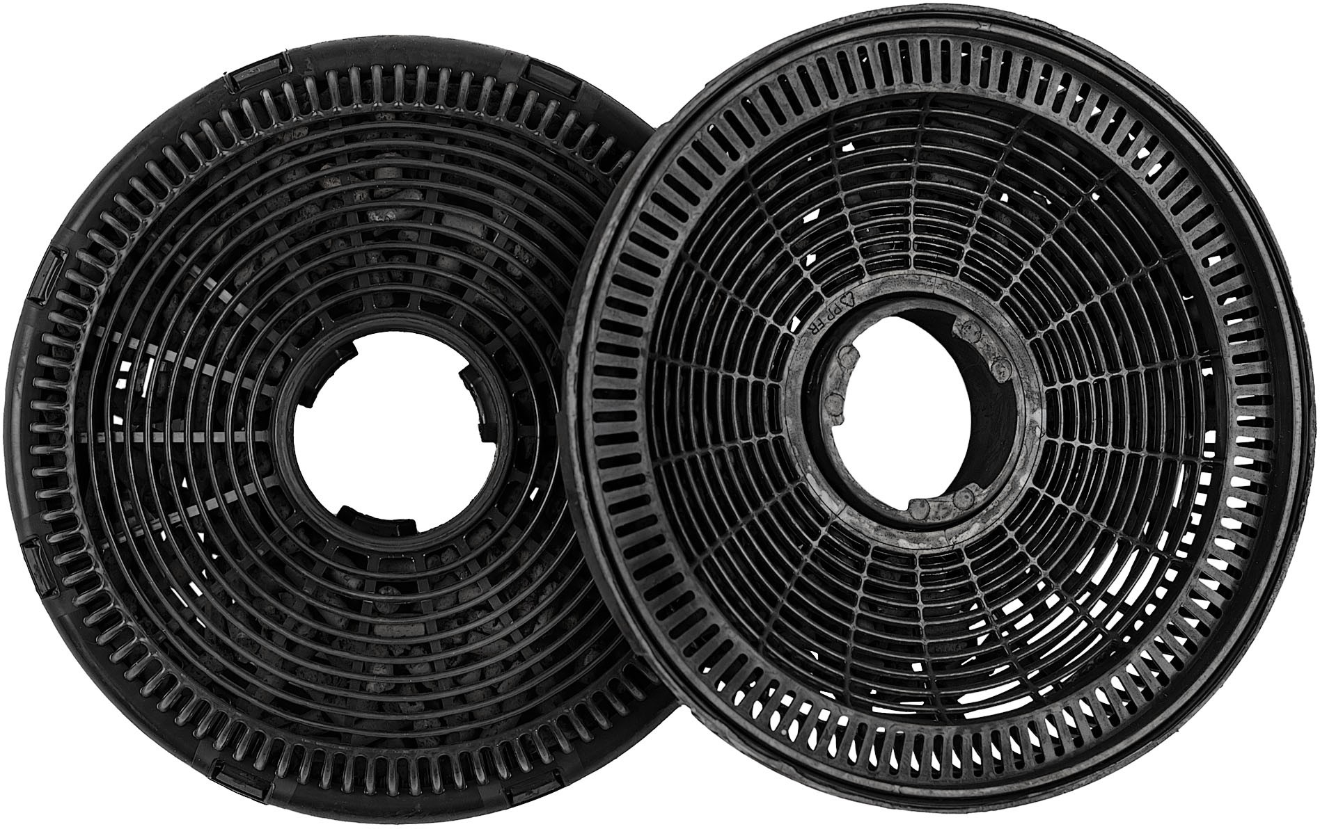 Угольный фильтр для вытяжки Krona / Крона CFR-1 размер 13.8х3.4см диаметр встраивания 130мм / для кухонных вытяжек
