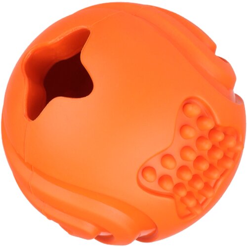 Игрушка Mr.Kranch для собак Мяч 6,5 см красный с ароматом бекона