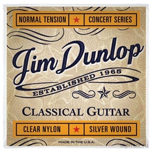 фото Dunlop concert normal tension dcv120 струны для классической гитары