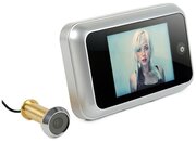 Дверной цветной видеоглазок - Sitek-Light (Alum) (K5830RU) - видеоглазок с монитором / видео глазок на дверь / глазок с широким углом