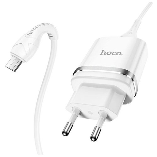 СЗУ Micro USB на USB 2.4A N1 HOCO белый