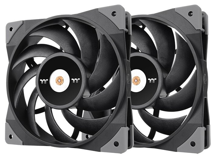 CL-F082-PL12BL-A Комплект вентиляторов Thermaltake TOUGHFAN 12 Series Radiator Fan 2Pack (CL-F082-PL