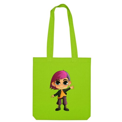 Сумка шоппер Us Basic, зеленый сумка рок девочка зеленый