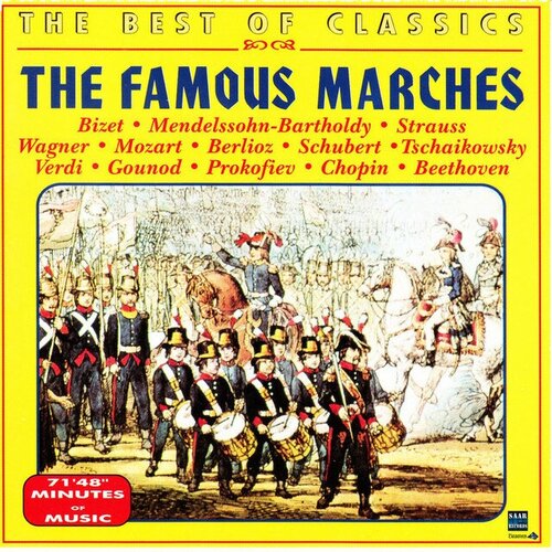 V/C-Famous Marches*Bizet Mendelsohn Strauss Wagner- Saar CD Чехия ( Компакт-диск 1шт)