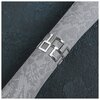 Кольцо для салфетки Гео серебро 4,5х3 см 4563513 - изображение