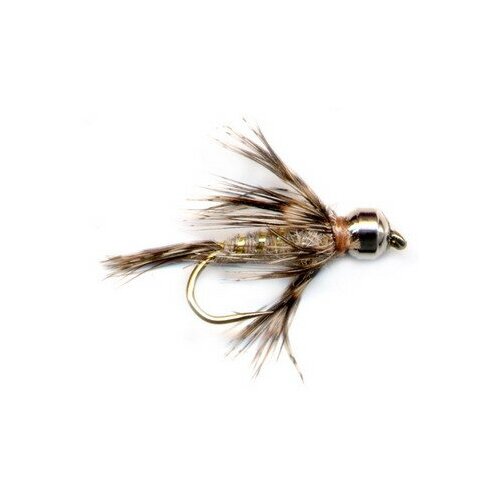 Мушка PFG Tungsten Bead Soft Hackle-Hare's Ear №14, (BT119HE)