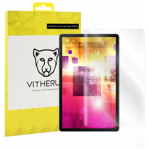Защитное стекло Vitherum Gold 2.5D для Samsung Galaxy TAB S6, прозрачное