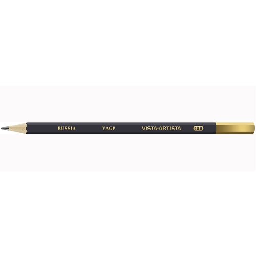 VISTA-ARTISTA VAGP Чернографитный карандаш заточенный 10М (10B) 10B .