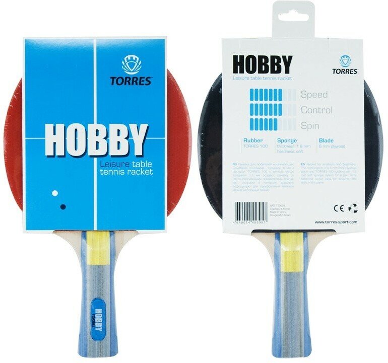 Ракетка для настольного тенниса Torres Hobby Tt0003