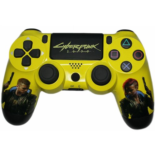 Геймпад беспроводной для PS 4 Wireless Controller v2 Киберпанк Cyberpunk PS4 204000₽