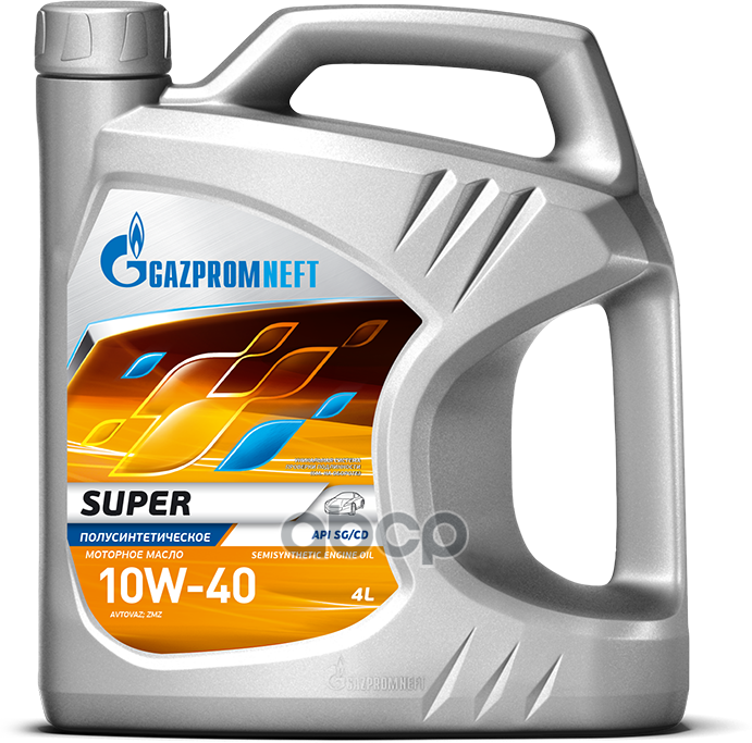 Gazpromneft Масло Моторное Gazpromneft Super 10W-40 Полусинтетическое 4 Л 2389901318