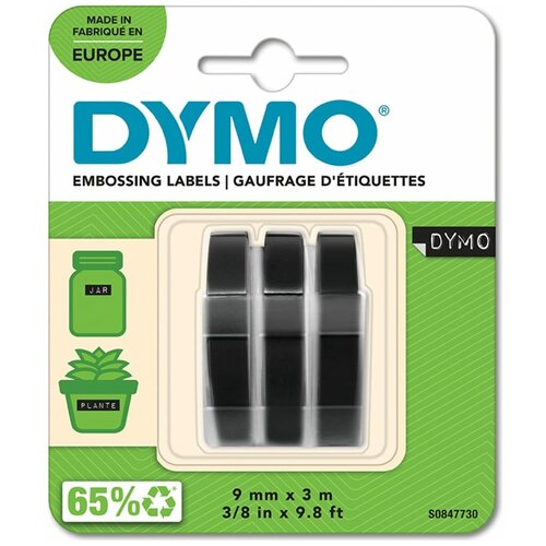 Картридж ленточный Dymo Omega S0847730, белый/черный, для Dymo