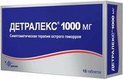 Детралекс таб., 1000 мг, 18 шт., 1 уп.
