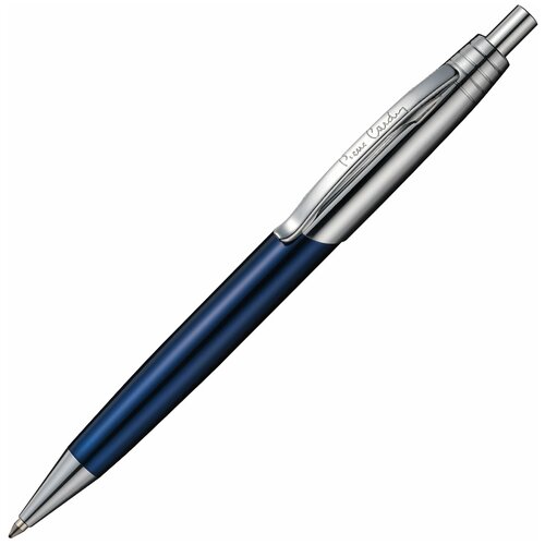 Купить Ручка подарочная шариковая PIERRE CARDIN (Пьер Карден) Easy, корпус синий, латунь, лак, хром, синяя, PC5901BP, Ручки