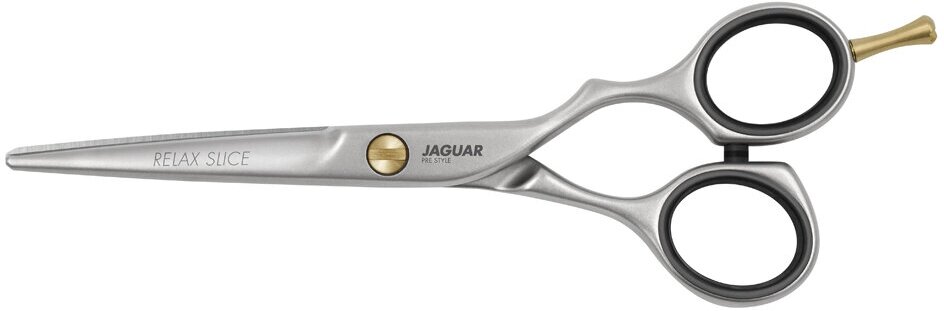 Парикмахерские ножницы JAGUAR Pre Style RELAX SLICE прямые эргономичные 5.5", серебристые 82155